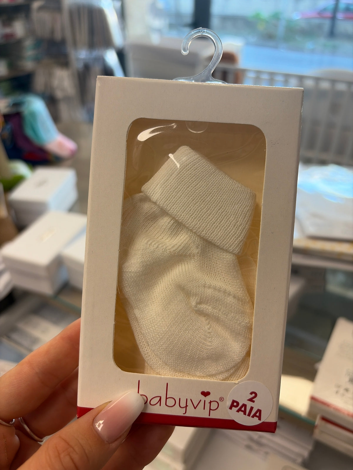 2 paia primo calzino neonato unisex con risvolto in cotone caldo