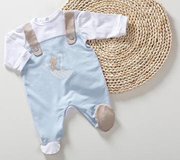 Tutina bimbo con simil bretelle Babyvip T2532/04