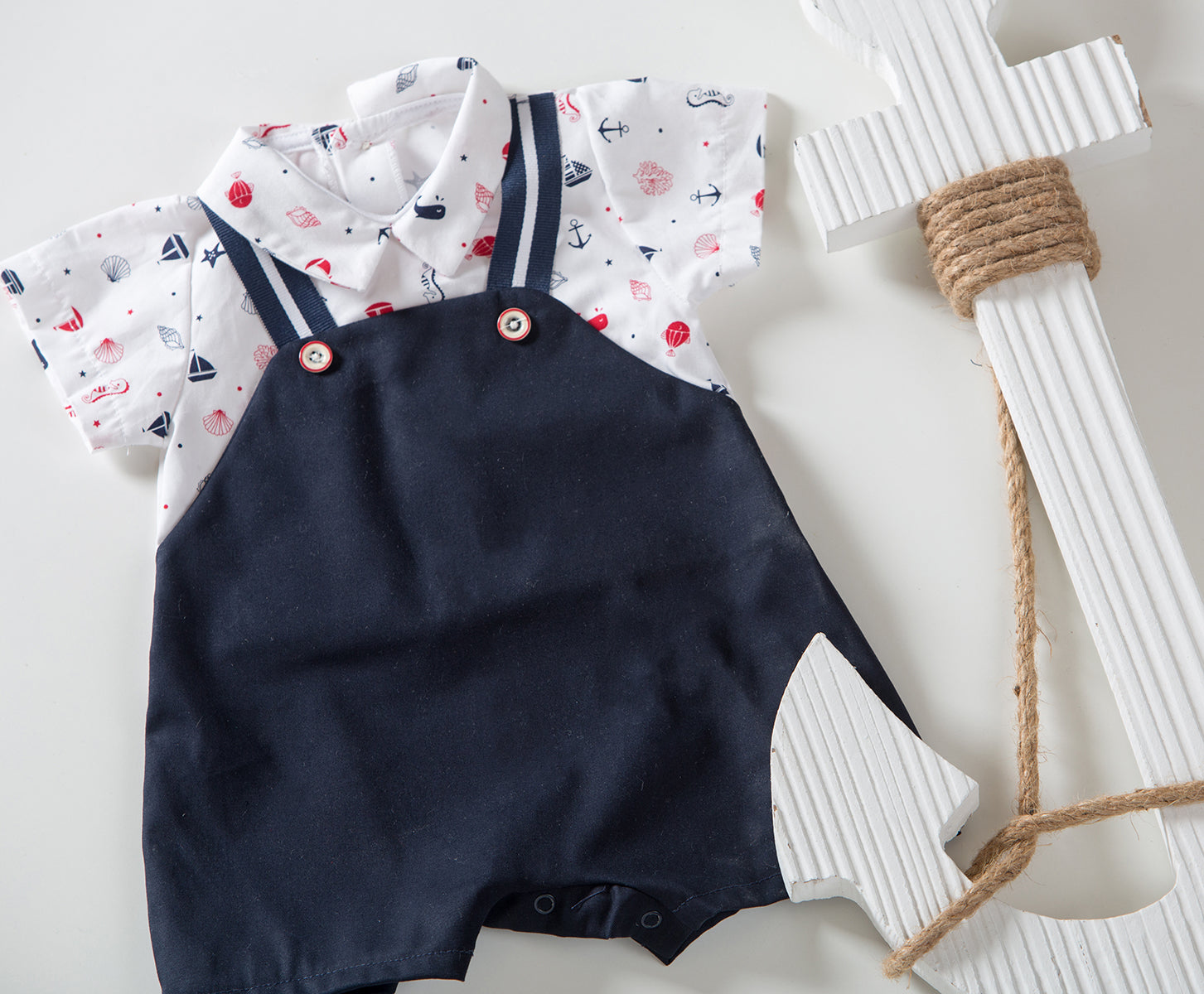 Pagliaccetto Bimbo stile marino Babyvip T2569/08