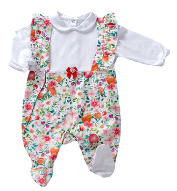 Set nascita femminuccia con motivo floreale Babyvip