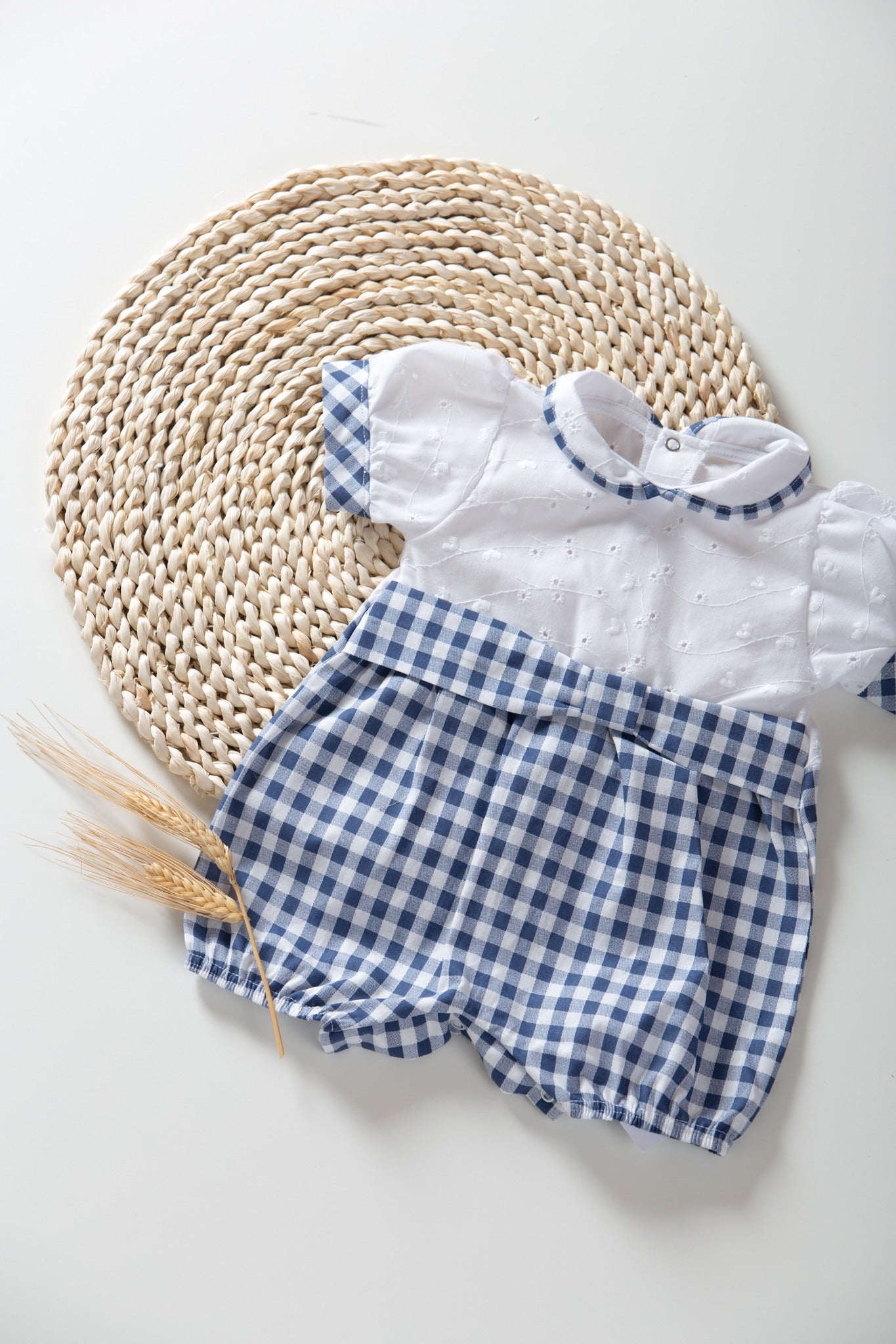 Pagliaccetto bimba a scacchi Babyvip T2546/08