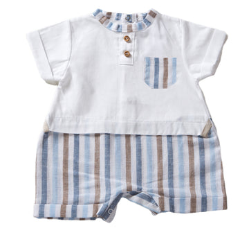 Pagliaccetto bimbo con righine Babyvip T2558/04