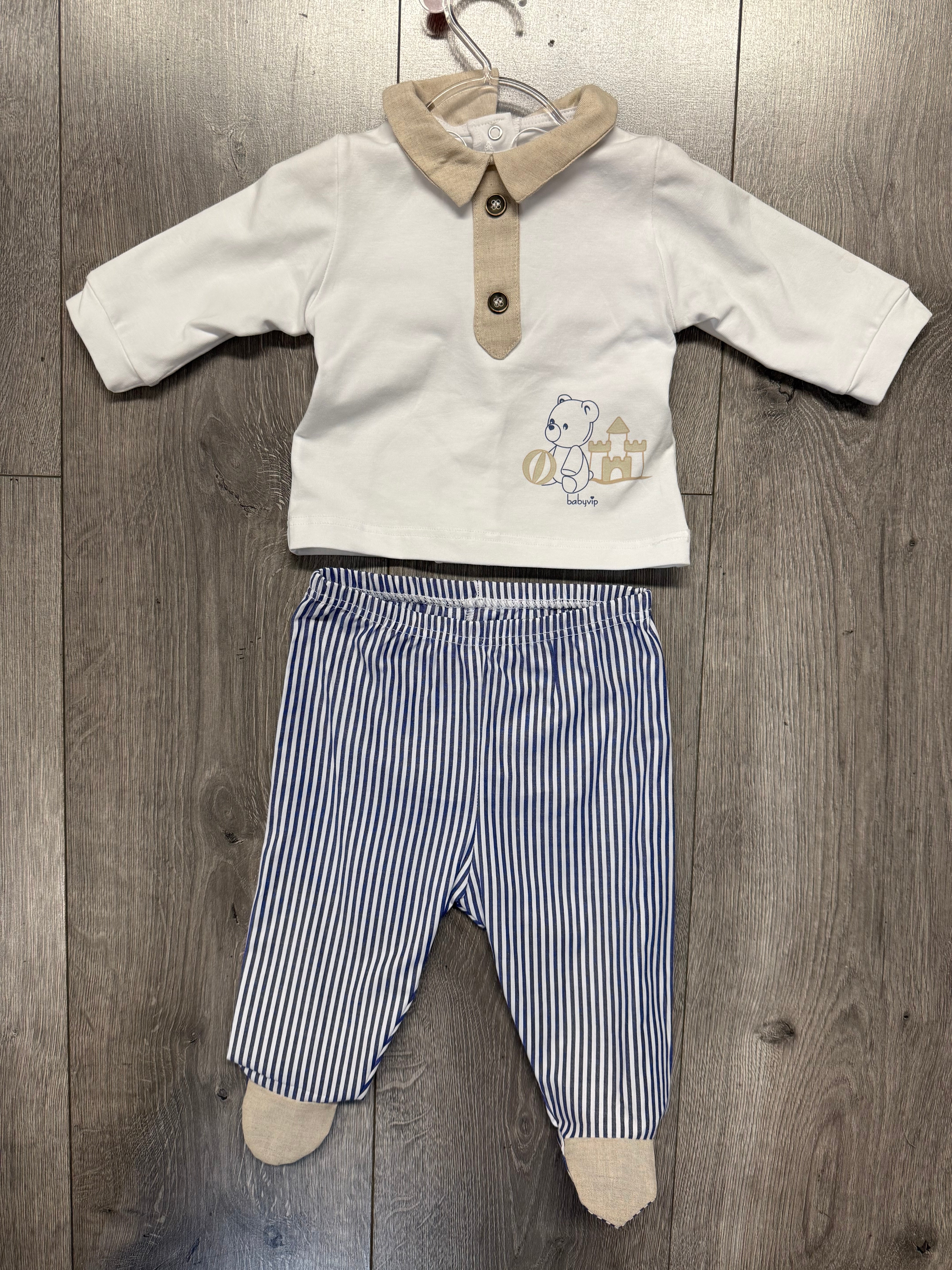 Due pezzi con cagnolino e orsetto Babyvip T3554/04