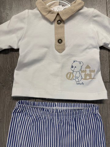 Due pezzi con cagnolino e orsetto Babyvip T3554/04