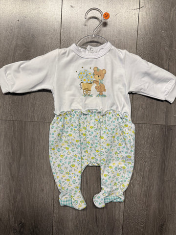 Tutina con fiorellini bimba Babyvip T2567/52