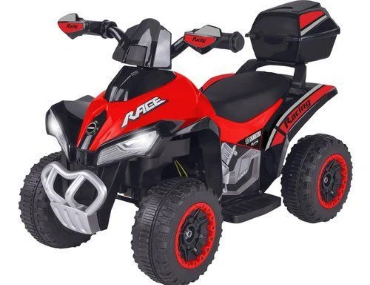 Quad Veicolo a batterie per Bambini, 6V 4.5AH, Rosso - Globo Giocattoli 41340