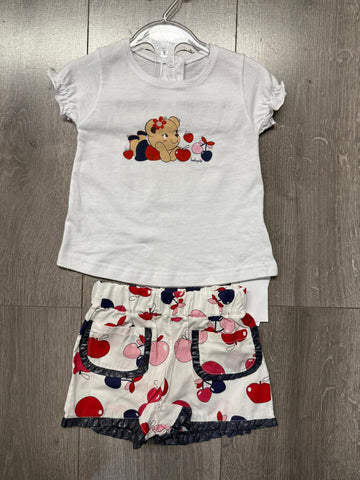 Due pezzi bimba con frutta Babyvip T7746/07
