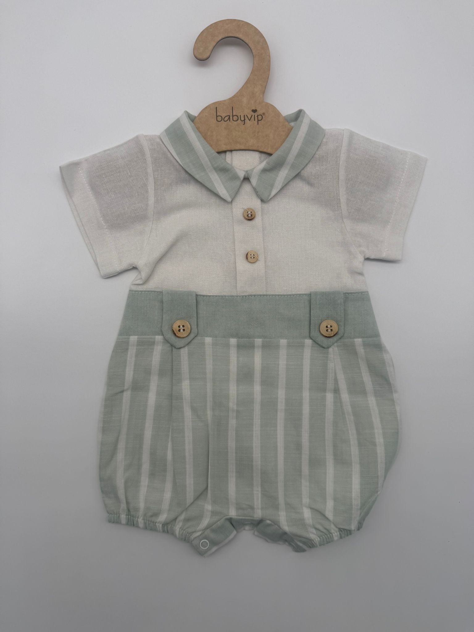 Pagliaccetto con righine bimbo Babyvip T2831/61