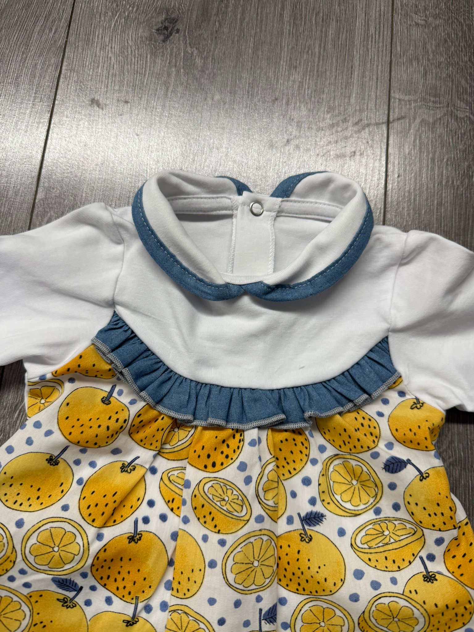 Due pezzi bimba con limoni Babyvip T3562/06