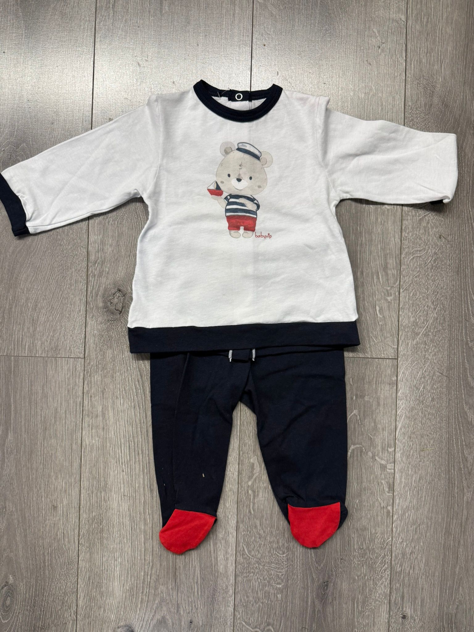 Due pezzi bimbo con orsetto Babyvip T3552/07