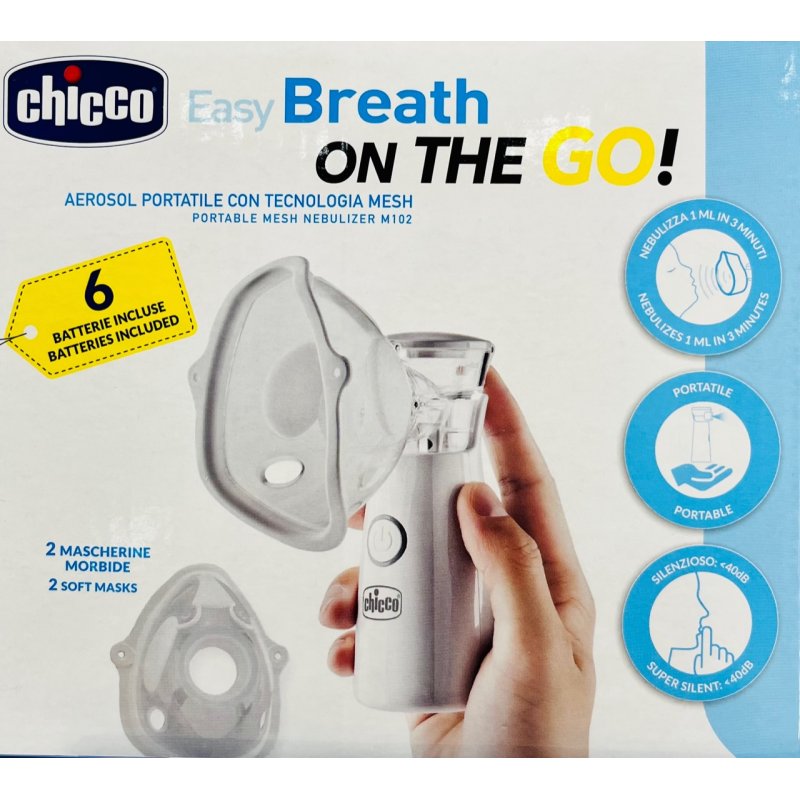 Aerosol portatile con tecnologia Mesh, Chicco