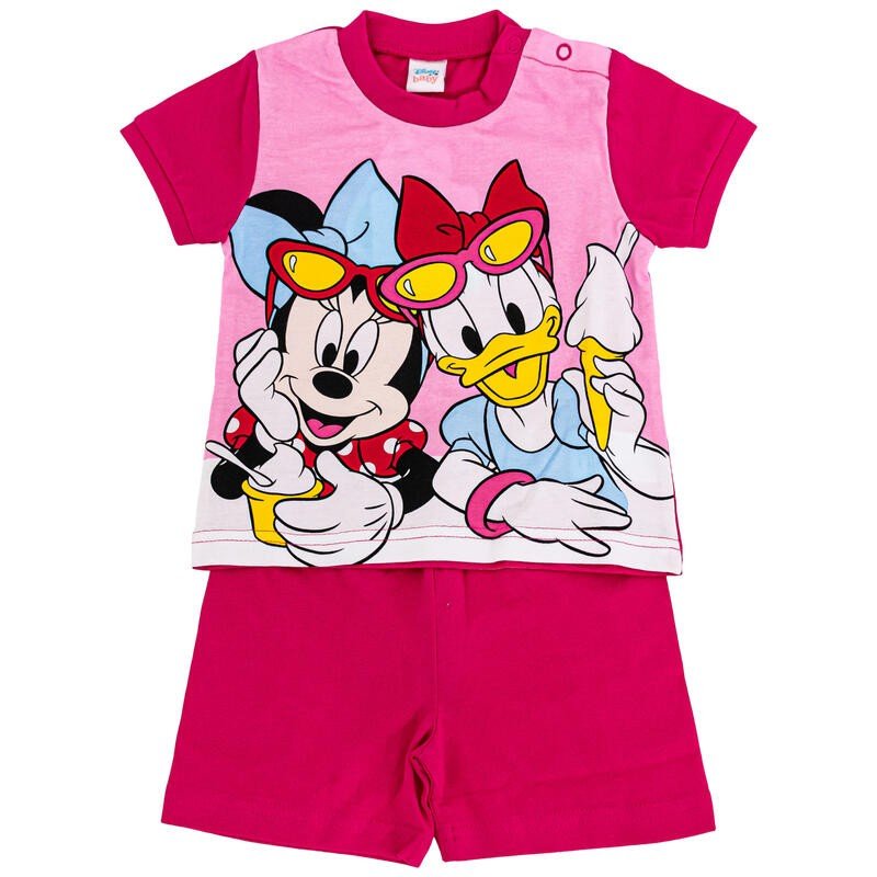pigiama-neonata-cotone-manica-corta-minnie