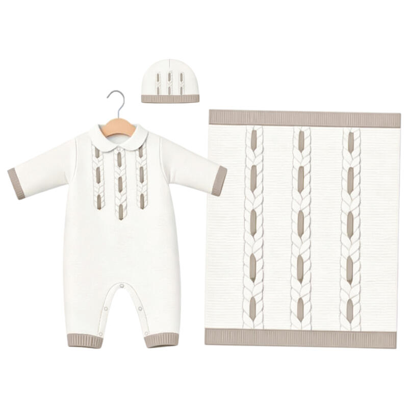 Set nascita invernale Nazareno Gabrielli con trecce